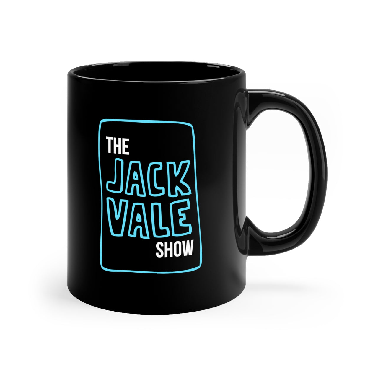 The Jack Vale Show 11oz Black Coffee Mug