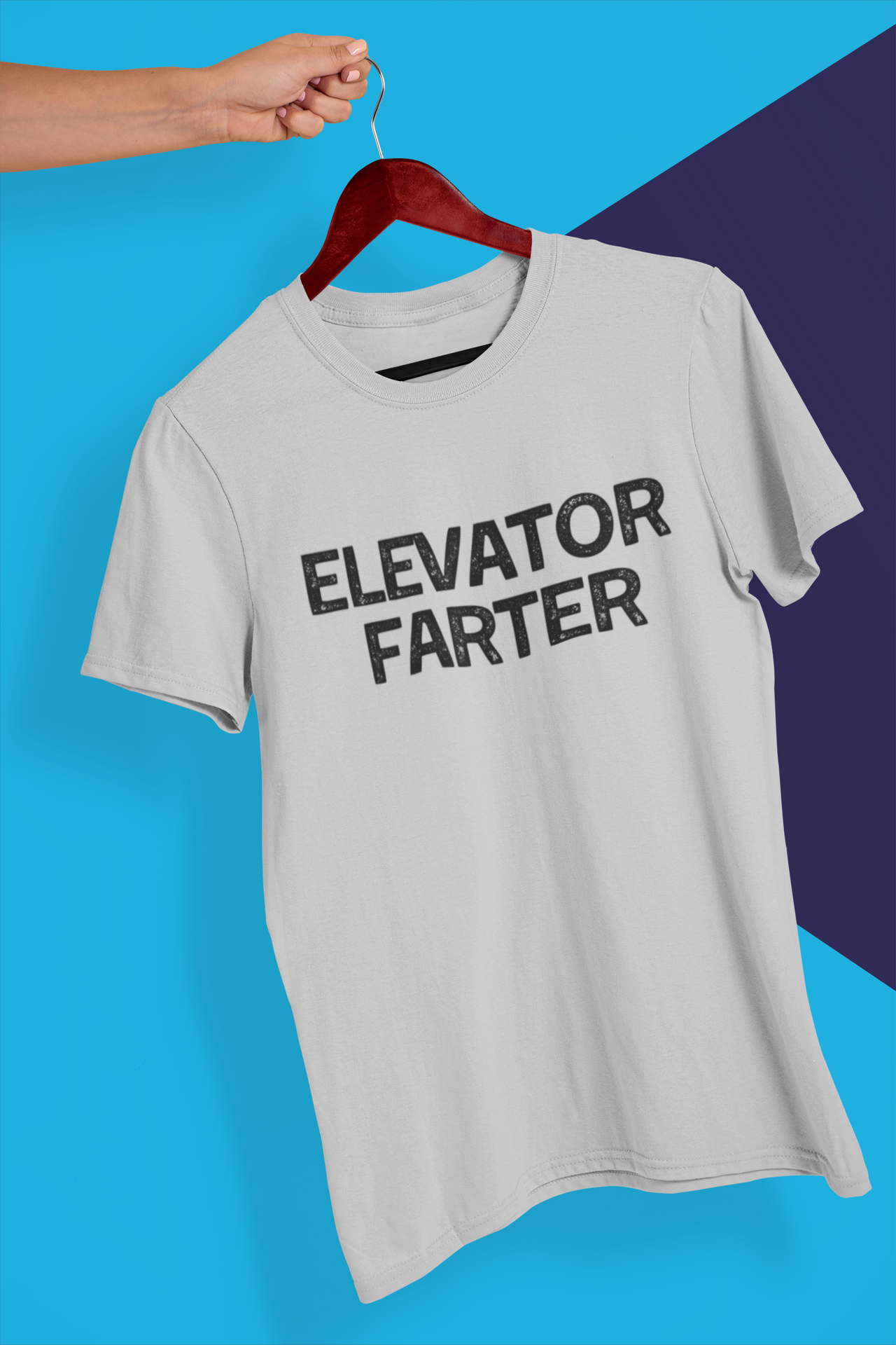 ELEVATOR FARTER Unisex Heavy Cotton Tee (T-shirt)
