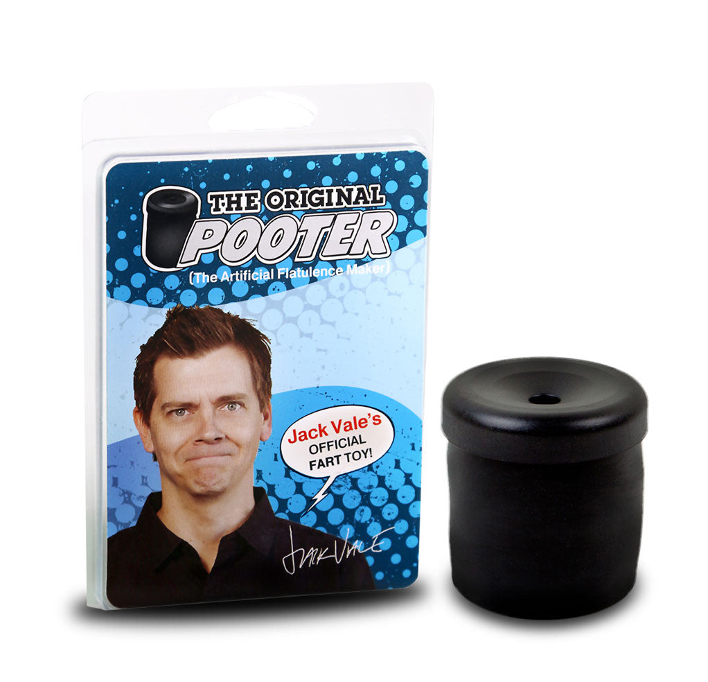 The Pooter and package ready for pranks.